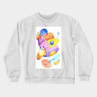 afternoon abstract Crewneck Sweatshirt